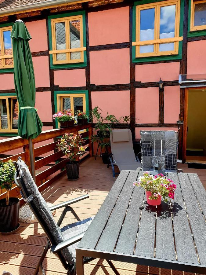 Ferienwohnung Goldstr.7 Quedlinburg Exterior foto